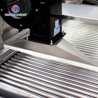 350KG 380V Vegetable drain air drying machine complete set of equipment for fruit and vegetable air drying parallel air