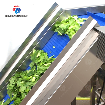 Double head cutting-hoisting-vortex washing production line Fruit Vegetable FOOD processing production Machine