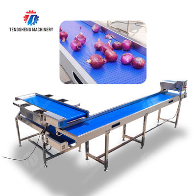 Conveyor Production Line Simplified Orange Potato  Onions Ginger Potato Carrot Taro Sweet potato Yam Saiko persimmon papaya horseshoe processing production Grading Transporting Machine