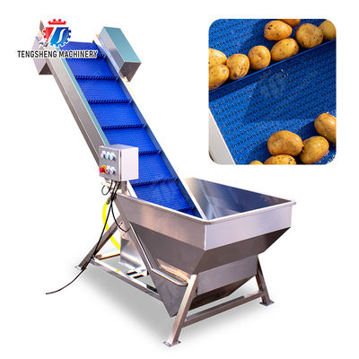 Pre-foaming elevator processing production Destoning Supplying Inspecting Grading Fruit Orange Vegetable Onions horseshoe Ginger Potato Carrot radish Lettuce Baby Cabbage Chinese Cabbage Cabbage