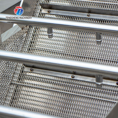 380V 3.5KW Stainless steel blanching machine bubble cleaning blanching equipment water bath spray equipment