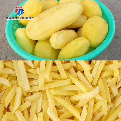 Commercial French Fries Vegetable Processing Machine Potato Cutter