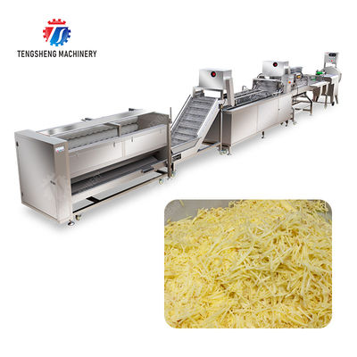 Brush bubble cleaning, drying, selection and cutting production line Fruit Vegetable FOOD processing production Machine