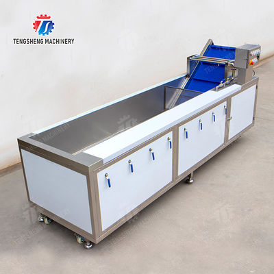 Ozone Disinfection Bubble Fruit And Vegetable Washing Machine 3.5KW 50HZ 380V