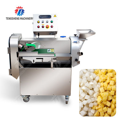 Double-head vegetable cutting machine conveyor belt can be removed Ginger Potato Carrot radish Taro Sweet potato Yam corn Saiko persimmon Leafy vegetables Cutting