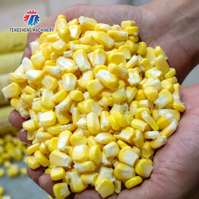 Stainless Steel Sweet Corn Skin Peeler And Thresher Machine Corn Kernel Husking