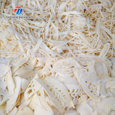 Cafeteria 0.75KW Vegetable Processing Machine Ginger Slicing Equipment