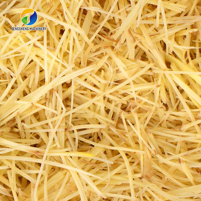 Cafeteria 0.75KW Vegetable Processing Machine Ginger Slicing Equipment